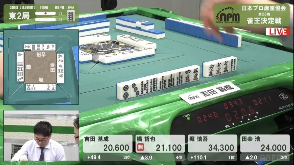 第23期雀王決定戦観戦記 2日目（9回戦） | 日本プロ麻雀協会