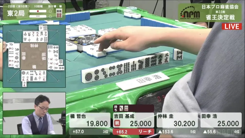 第23期雀王決定戦観戦記 2日目（10回戦） | 日本プロ麻雀協会