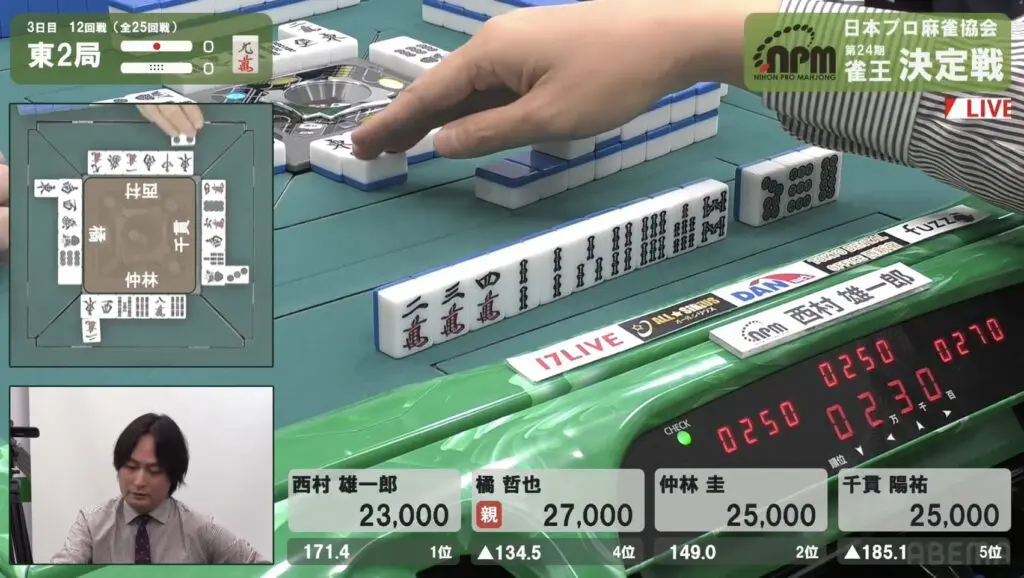 第24期雀王決定戦観戦記 3日目（12回戦） | 日本プロ麻雀協会
