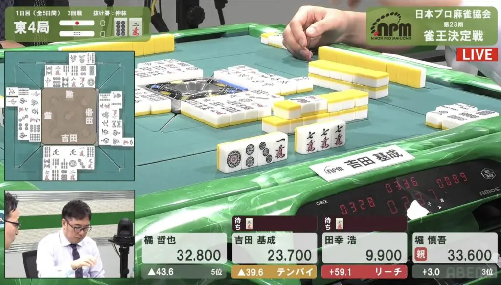 第23期雀王決定戦観戦記 1日目（3回戦） | 日本プロ麻雀協会