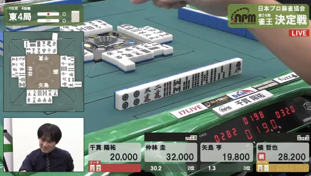 第24期雀王決定戦観戦記 1日目（4回戦） | 日本プロ麻雀協会