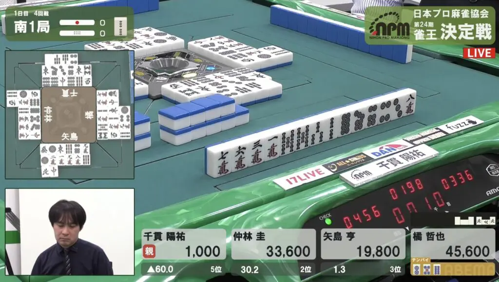 第24期雀王決定戦観戦記 1日目（4回戦） | 日本プロ麻雀協会