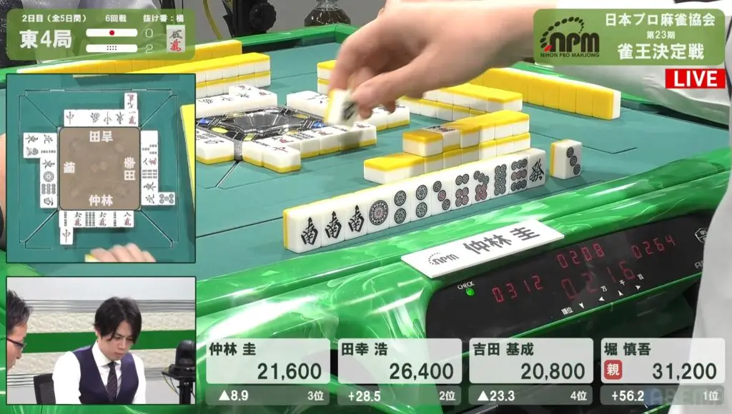 第23期雀王決定戦観戦記 2日目（6回戦） | 日本プロ麻雀協会