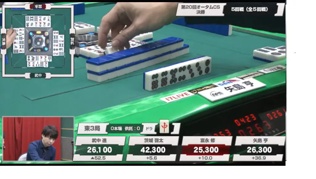 第20回オータムチャンピオンシップ観戦記（5回戦） | 日本プロ麻雀協会