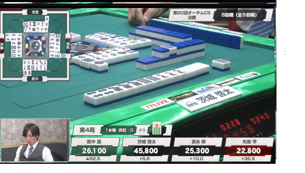 第20回オータムチャンピオンシップ観戦記（5回戦） | 日本プロ麻雀協会